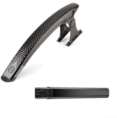 Set parafango per bici da strada, paraspruzzi regolabile anteriore e posteriore con sgancio rapido per bici da strada gravel (doppio)