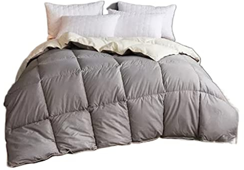Aioneer Piumino Morbido in Piuma D'Oca, Piumino Invernale E Autunnale, Trapunta Trapuntata, Coperta Singola, Matrimoniale, King SizeD-220x240cm 4kg
