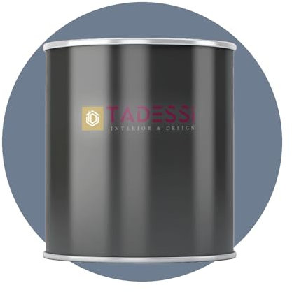 TADESSI Wall Select Wandfarbe Blau - Taubenblau - abwaschbare Innenfarbe matt - Dispersionsfarbe - Geruchsarm und Lösemittelfrei - 1 Liter Gebinde