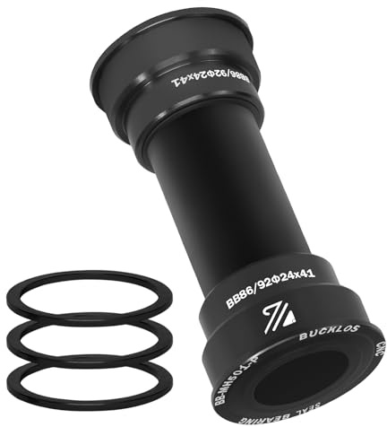 PressFit-Tretlager BSA 86–92 mm – Lager (schwarz/rot) für Fahrrad-Tretlager