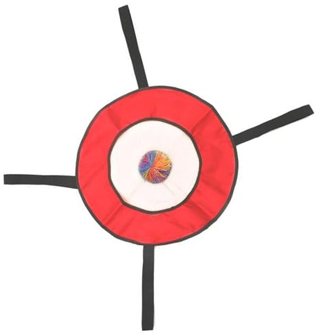 Qusinfc Interactive Toss and Catch Sport Toy Tailgating Roundnet Game Outdoor Bouncy Children Net Bag Toy Lawns Kids Toss and Set