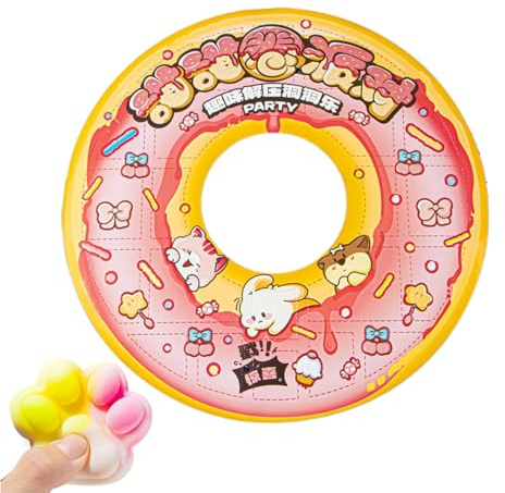 Quetschspielzeug, Mit Weichen, Beruhigenden Geschenken, 24 Stück, Quetsch-Donut-Spielzeug, Langsam Aufsteigende Süße Weiche Donut-Sqüishies, Sensorisches Und Pädagogisches Spiel, Für Kinder, Erwachsen