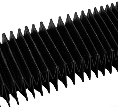 per HGR20 CNC Macchina utensile guida lineare Scudo a tre prove Panno flessibile Copertura a soffietto con forte resistenza alla piegatura per applicazioni industriali (lunghezza allungata 600 mm)