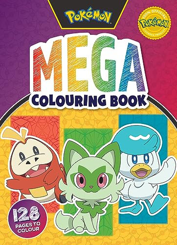 Pokémon: Mega Colouring Book (Featuring Paldea Region)