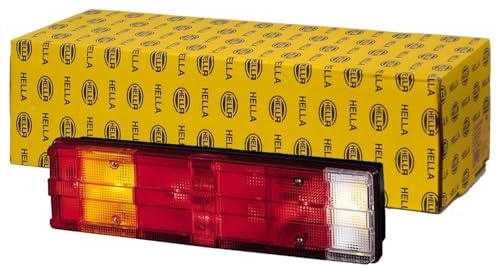 HELLA 2VP 008 204-081 Rückleuchte - Halogen | Kompatibel mit: MERCEDES-BENZ VARIO Bus, VARIO Kasten, VARIO Kipper, VARIO Pritsche/Fahrgestell, VARIO Triebkopf