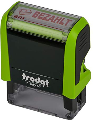 Trodat Printy 4911 apfelgrün BEZAHLT AM ROT