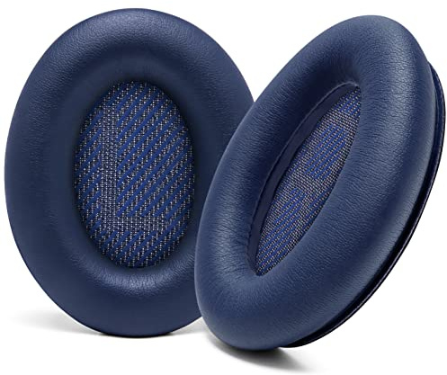 WC PadZ QC35 – Wicked Cushions Ohrpolster für Bose QuietComfort 35 & 35ii | Von Wicked Cushions | Weicheres Leder, Premium-Memory-Schaum, extra dick & langlebig | Midnight Blue
