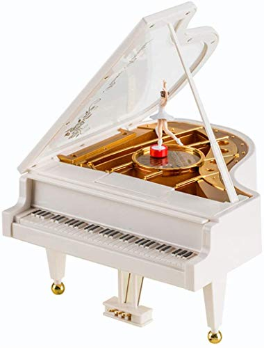 Dancer Piano Music Box, Ballerina Musical Auto Mechanical Piano Ballet Dancer Music Lovely Decoration Gift Collectors Ornament Vintage Musical Box