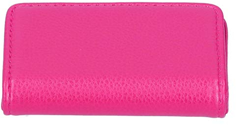 AUNMAS Leder Visitenkartenetui für Männer und Frauen, Visitenkartenetui, mit Magnetschnalle, Brieftasche Kreditkarten-ID-Etui/Halter(hellrot)