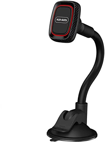 Magnetic Phone Car Mount - Windshield Phone Holder for Car with Long Arm, Suction Cup, & Super Strong Magnet For Samsung Galaxy S26/S26 Plus/S26 Ultra/S25 FE/S25 Edge/S25/S25 Plus/S25 Ultra/S24 FE