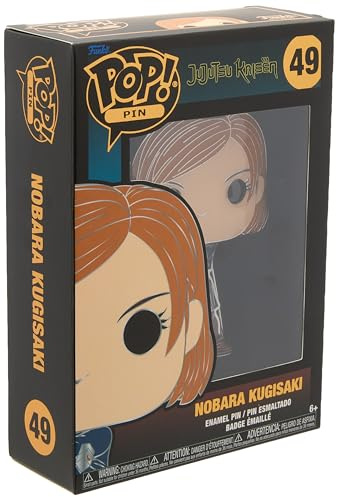Loungefly POP! Large Enamel Pin ANIME: Jujutsu Kaisen - Nobara Kugisaki Emaille-Nadeln - Niedliche Brosche Zum Sammeln - Für Rucksäcke & Taschen - Geschenkidee - Offizielle Handelswaren