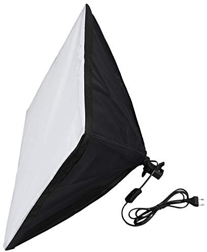 Lodokdre Caja de luz E27 para estudio de fotografía y vídeo (50 x 70 cm)