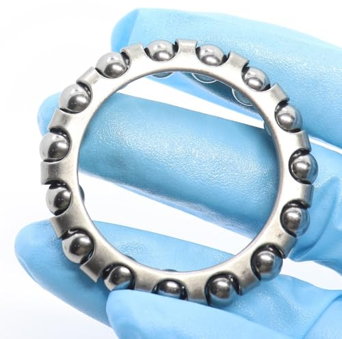 Kugellager mit Käfig, 44 mm, 8-teiliges Schüssel-Set for Elektroautos, Steuersatz, Kurbelwellen-Schwenkhalter, Stahl, Übergröße, 15 Kugeln, Lager 44 mm