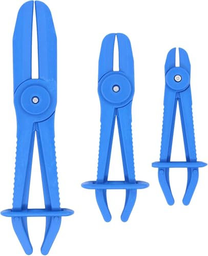 Pinze per Fascette Stringitubo,Pinze per Tubi Flessibili,Pinza del Dell'Acqua,di Raffreddamento Per Flessibili Carburante Tubi Freno (Blu)
