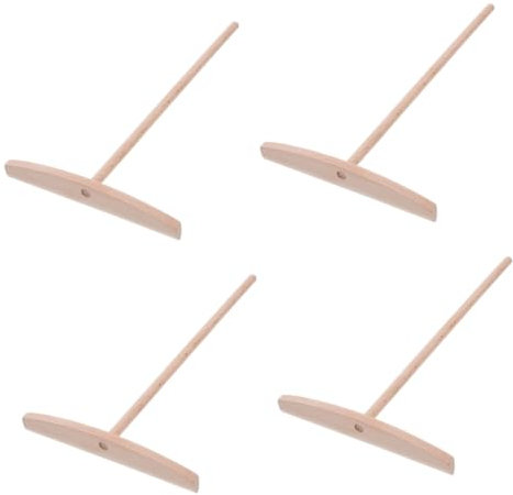 Ciieeo 4pcs Shaped Crepe Spreader Wood Pancake Spreading Tool Pancake Making Tool Cooking Accessory Spreader