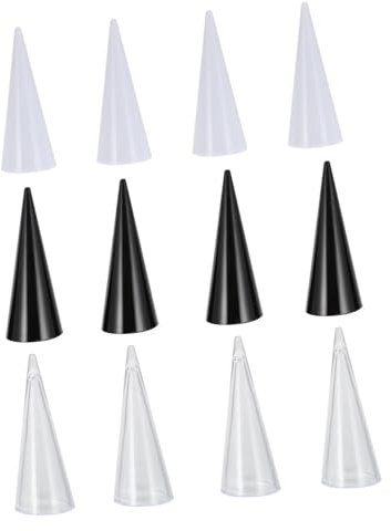 AOKWAWALIY 12stücke Teiliges Ringdisplay Kegel-form Für Schmuckpräsentation Für Ringe Ohrringe Und Schmuckorganisation Im Geschäft Zuhause Oder Messen