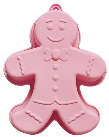 Generisch Weihnachts-Lebkuchen-Kuchenform, Lebkuchen-Silikon-Kuchenform | Lebkuchenmann Silikonform - -Silikon-Backformen zum Backen von Mousse, Muffin, Schokoladen-Fondant-Süßigkeiten