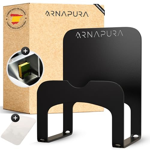 ARNAPURA Schwammhalter Küche | Inklusive 3M Kleber zur Montage ohne Bohren | Spülmittelspender Küche & Sink Organizer (Schwarz)