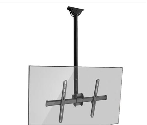 Support Tv Réglable, Support Tv Plafond, Rotation À 360 Degrés, Inclinable Et Pivotant, Pour Écrans Plats Lcd, Led, Oled, Plasma, Compatible Avec Les Téléviseurs Jusqu'À 32-70 Pouces, 1060, 1560 Mm