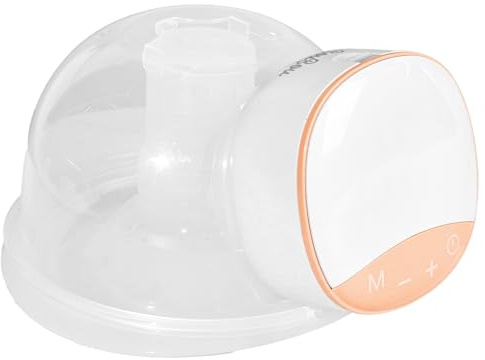 Tire Lait Electrique Main Libre en Silicone Avec Batterie à Longue Durée - 12 Niveaux & 4 Modes - Tire Lait Electrique Portable - Brides de 24 mm + 2 Insert Brides (19/21mm) Sans BPA, 1 Pièce