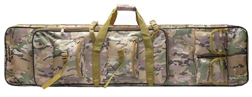 Bolsa para Rifle, Funda para Armas Largas, Airsoft Funda Escopeta Porta Caza Almacenar O Transportar Rifles 600D Tela Oxford Impermeable Bolsa Táctica De Escopeta C,118cm