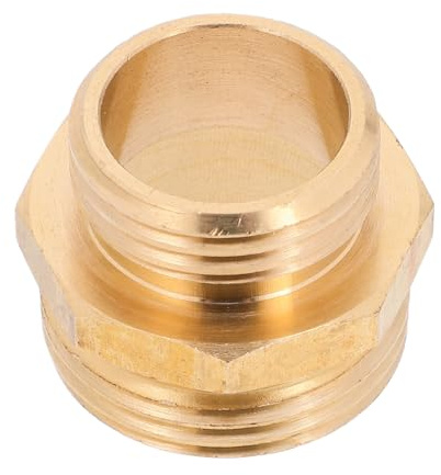 ANDRESLAD Messing Gartenschlauch Adapter Außengewinde Schlauchverschraubung Universeller Wasseranschluss für Gartenpumpe und Sanitär Rohrverbindung