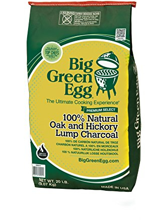 Big Green Egg Carbonella 390011, 100% Naturale in Legno di Quercia e Noce, Verde