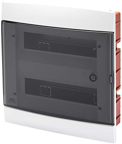 Gewiss Centralino Da Arredo - Da Incasso - Predisposto per Alloggiamento Morsettiere - Bianco Latte GW40233TB 24 Moduli