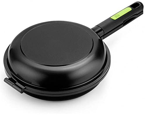BRA Prior | Sartén dupla 24 cm, para tortillas, aluminio fundido con antiadherente, libre de PFOA, apta para todo tipo de cocinas, incluida inducción
