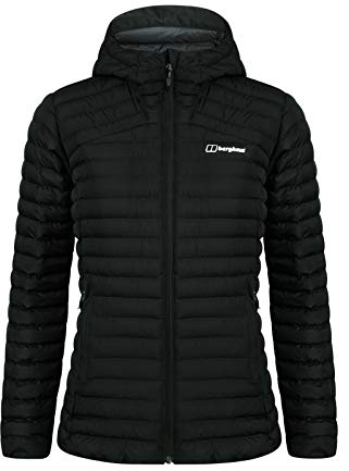 Berghaus Women's Nula Micro Synthetic Insulated Jacket, Lightweight, Warm, Water Resistant Coat, Black, 18
