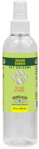 Showseason Sugar Cookie Dog Cologne 8.5 oz. | Long-Lasting Odor Eliminator, Dog Perfume, Paraben-Free, Biodegradable and Non-Toxic, Made In The USA