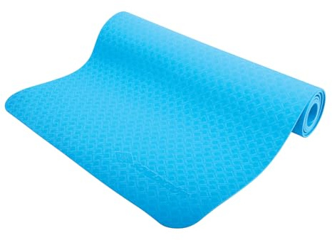 Schildkröt Yogamatte, 4mm, PVC-freie, einfarbige Yogamatte, hochwertig strukturierte Oberfläche, sehr rutschfest, 183 x 61 x 0,4 cm,inkl. Tragesystem mit Griff und Klettverschluss