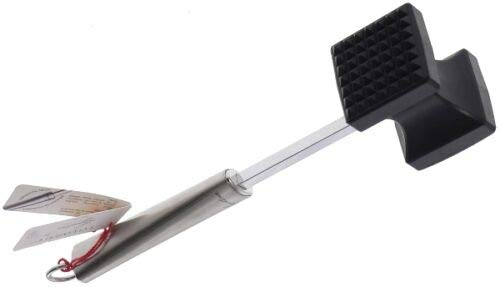 Utensile Cucina Lagostina Acciaio Inox 18/10 Batticarne Silicone Cucinieri 27cm da Appendere