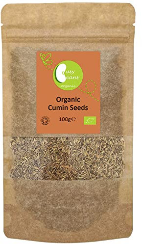 Organic Cumin Seeds - Certified Organic - by Busy Beans Organic (100g)