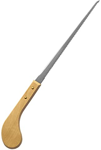 RANSHOU Keyhole Saw Long Blade 7-7/8 Made in JAPAN, Japanese Pull Saw for Wood, Plywood, Drywall, Sheetrock, Gypsum Board, Plasterboard, Bonsai Pruning, Woodworking, Wood Handle