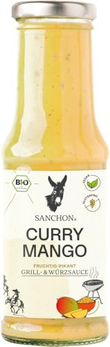 Sanchon Grillsauce mit Curry & Mango (210 ml) - Bio