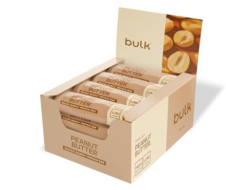 Bulk Macro Munch Barre Protéinée | White Chocolat Arachide Butter | 12 x 62g | 20g de protéines par barre | Faible en sucre | Riche en fibres | Texture à trois couches | Idéale à emporter