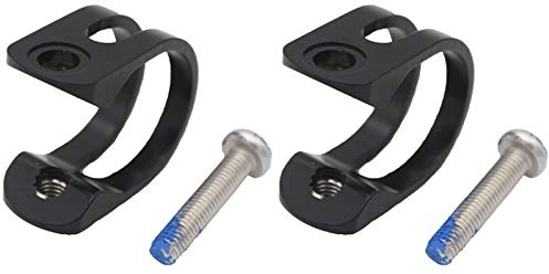 Karriter Lot de 2 colliers de serrage en acier inoxydable pour levier de frein de vélo E7 E9 X0 Guide R Code
