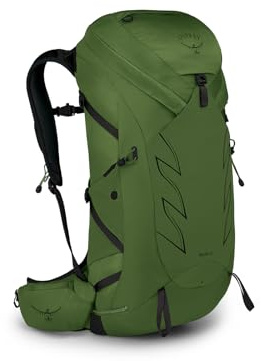 Osprey Talon 36L vandringsryggsäck för män med höftbälte, grönt bälte/svart S/M