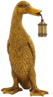 Light & Living Tischlampe Duck - Bronze - 23.5x23x48.5cm - Andere - Synthetik-Kunststoff - Tischleuchte Wohnzimmer & Schlafzimmer - Tischlampen modern