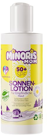 Minoris MOM Creme Solaire Visage SPF 50+ Minerale Primer Vegan 150ml