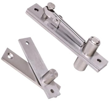 Angoily Bisagra de Puerta Práctica Bisagra de Acero Inoxidable Oculta Partes Superior E Inferior