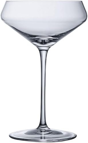 WZYYCV Bicchieri Bicchiere da Vino Bicchiere da Cocktail Trasparente Bicchiere da Whisky Rotondo 150 ml/5,1 Once per Bar Bicchiere Birra