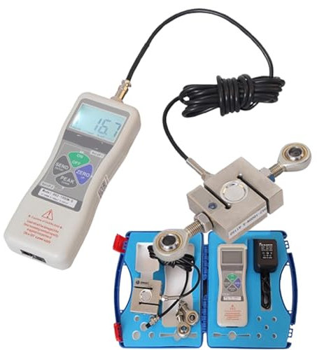 QYLTTDM Digital Force Gauge 0-50kN, 0.5% F.S High Precision Push-Pull, High Precision Dynamometer with Backlit LCD, Portable Tension, for tensile and compression tests, units (N、kgf、lbf)