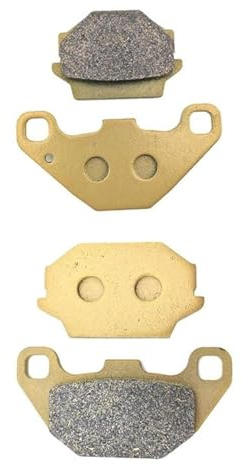 BGRVCKS Pastillas Freno Pastillas De Freno Motocicleta para KYMCO para Agility 125 2008-2015 para Agility para City para City+ 125 2018-2021(All 2 Pair)