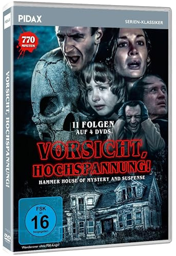 Vorsicht, Hochspannung – Hammer House of Mystery and Suspense (1984) Die komplette britische Kultserie auf 4 DVDs – 11 Folgen – Restaurierte Edition – Mystery Horror Thriller TV-Klassiker