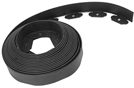 Acouto Kit Bordi Paesaggistici Easy Kit Bordi Paesaggistici in PE, da Giardino in Plastica Facili da Installare per di Prati, Anelli di Alberi, Lunghezza 1.000 Cm per Aiuole e Vialetti (5 cm*5 * 10