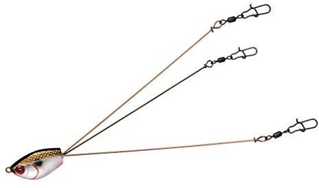 Yumbrella Castable Multi-Köder Umbrella Rig zum Barschangeln von Bait School Technology