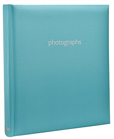 Arpan 5x7'' Slip In Memo Bookbound Photo Album for 120 Photos - Pastel Blue