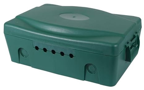 Masterplug WBXG-MP - Scatola elettrica resistente alle intemperie, 345 x 220 x 126,5 mm, colore: Verde